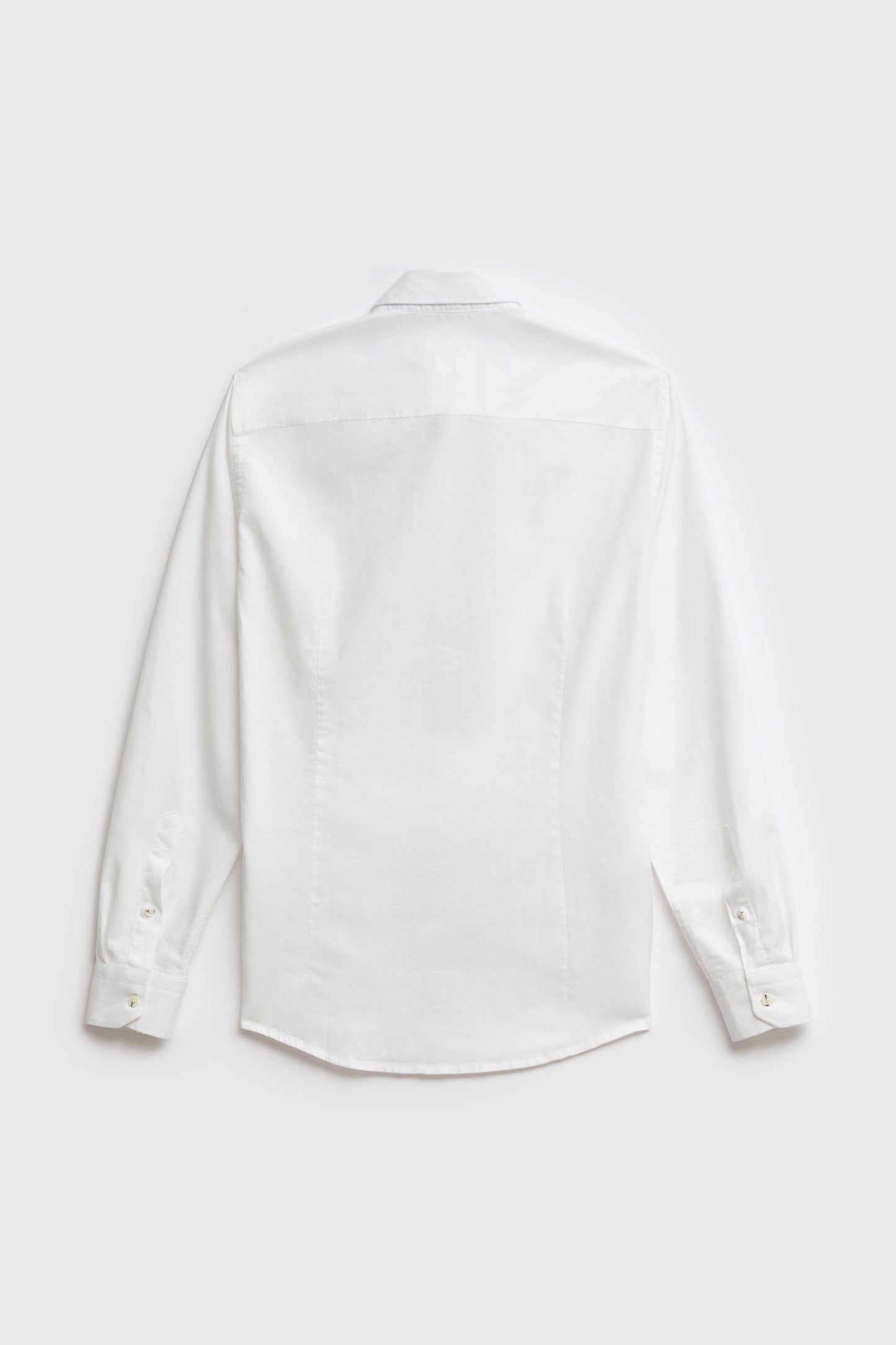 Camicia in 100% oxford di cotone con collo clip down