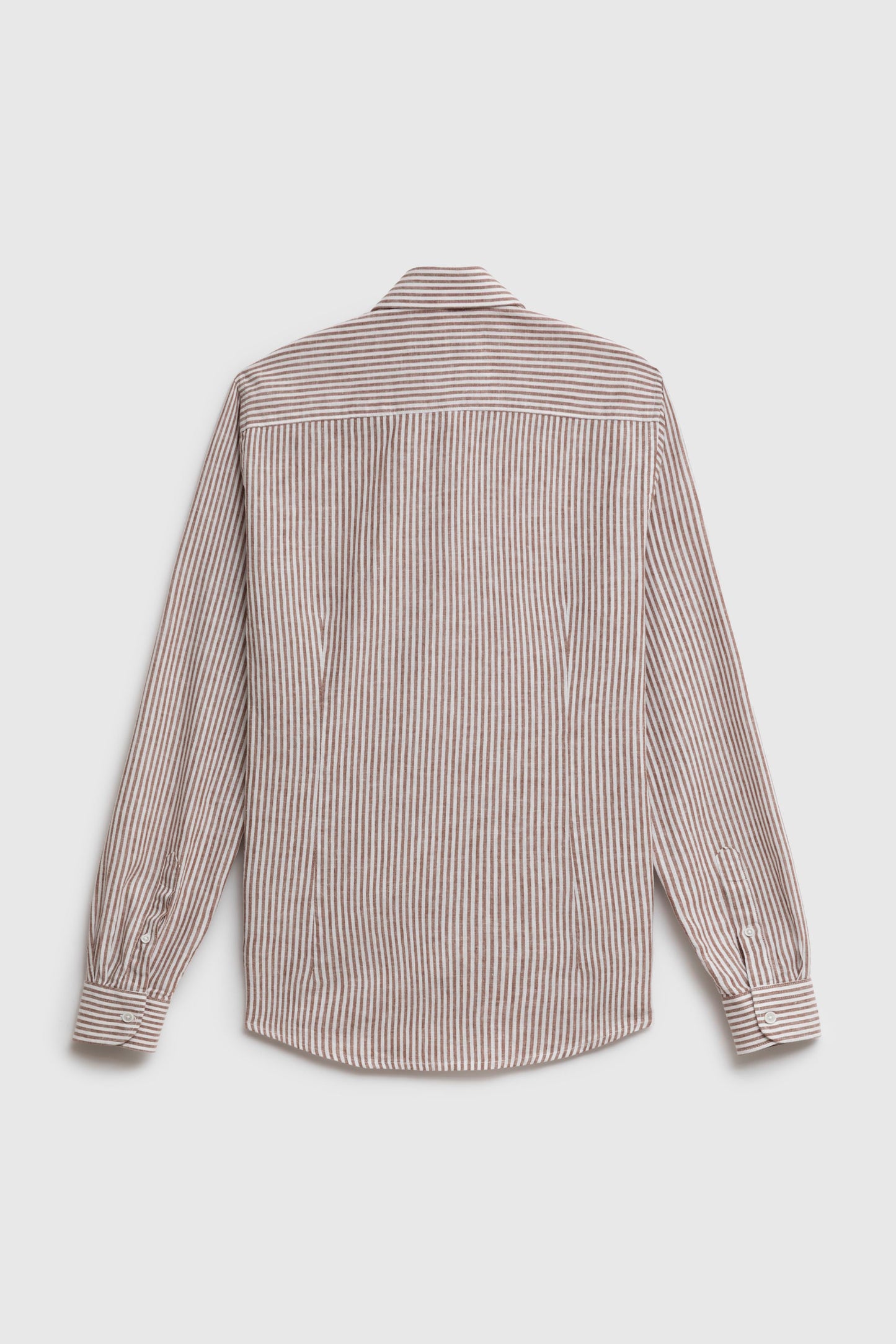 Camicia in fantasia di Lino Cotone con collo classico piccolo